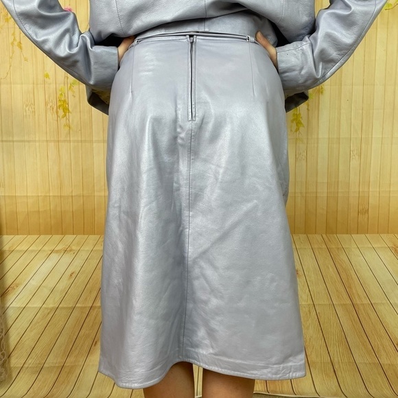 VINTAGE Siena Studio Lavender Leather 3 Piece Set - Picture 7 of 11